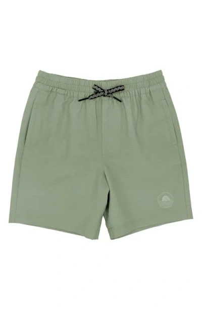 Feather 4 Arrow Kids' Buckle-up Hybrid Shorts In Green