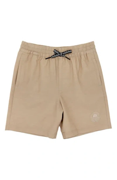 Feather 4 Arrow Kids' Buckle-up Hybrid Shorts In Neutral