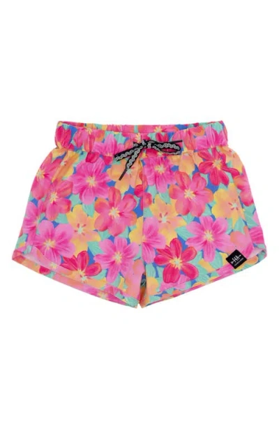 Feather 4 Arrow Kids' Castaway Cover-up Shorts In Pink