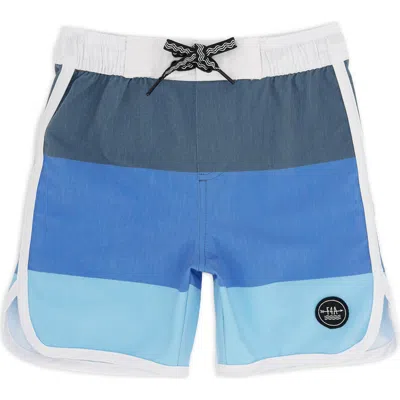 Feather 4 Arrow Kids' Colorblock Board Shorts In Multi