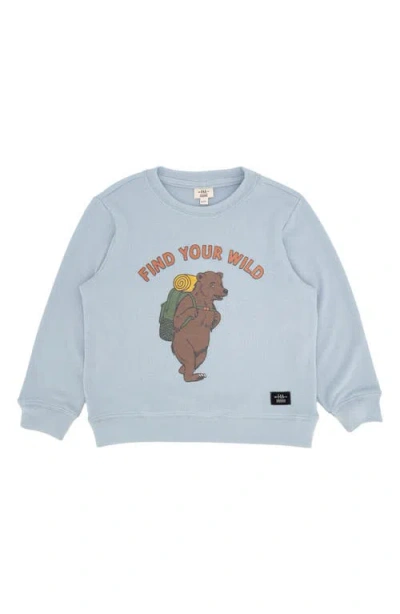 Feather 4 Arrow Kids' Find Your Wild Hacci Sweatshirt In Blue