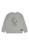 Feather 4 Arrow Kids' Fish Wrangler Hacci Knit Pullover In Gray
