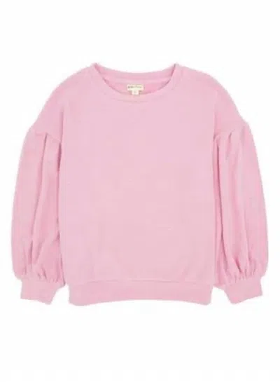 Feather 4 Arrow Kids' Hacci Pullover In Pink