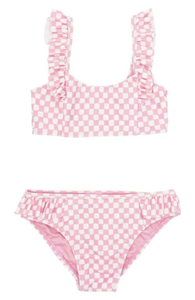 Feather 4 Arrow Kids' Happy Daze Two-piece Swimsuit In Fairy Tale Pink