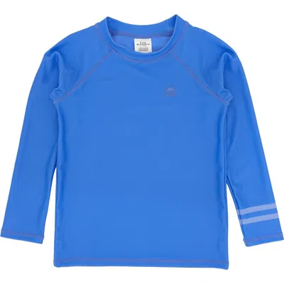 Feather 4 Arrow Kids' Icon Long Sleeve Rashguard In Blue