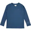 Feather 4 Arrow Kids' Icon Long Sleeve Rashguard In Blue