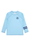 Feather 4 Arrow Kids' Icon Long Sleeve Rashguard In Crystal Blue