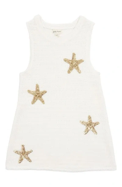 Feather 4 Arrow Kids' Island Escape Sequin Dress In White