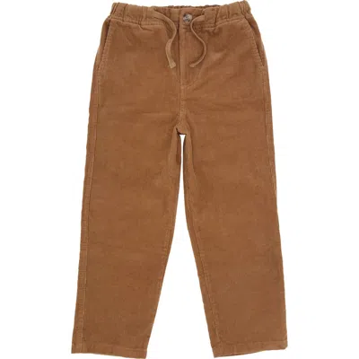 Feather 4 Arrow Kids' Jayden Straight Leg Corduroy Pants In Brown