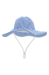 Feather 4 Arrow Kids' Poolside Stripe Upf 50+ Swim Hat In Blue