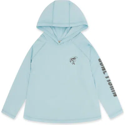 Feather 4 Arrow Kids' Reel Deal Tech Gone Fishin' Performance Hoodie In Blue