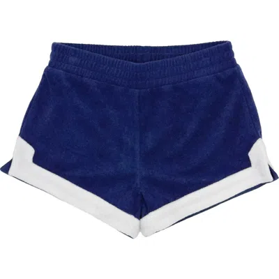 Feather 4 Arrow Kids' Resort Terry Shorts In Blue