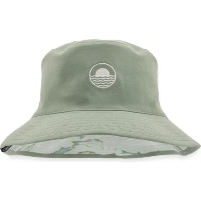 Feather 4 Arrow Babies'  Kids' Reversible Bucket Hat In Green