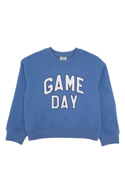 Feather 4 Arrow Kids' Ryder Game Cotton Blend Graphic Sweatshirt In Blue