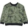 Feather 4 Arrow Kids' Ryder Oversize Camo Crewneck Sweatshirt In Green