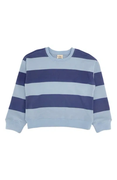 Feather 4 Arrow Kids' Ryder Rugby Cotton Blend Sweatshirt In Crown Blue