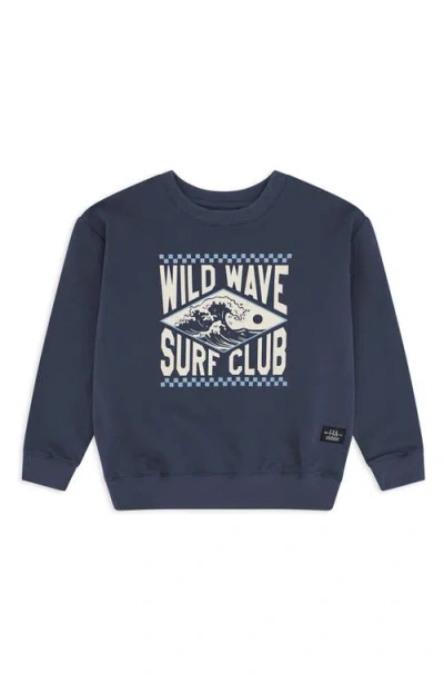 Feather 4 Arrow Kids' Ryder Surf Club Graphic Sweatshirt In Blue