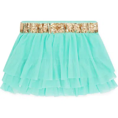 Feather 4 Arrow Kids' Sea Princess Tulle Skirt In Green