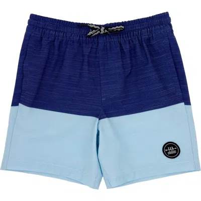 Feather 4 Arrow Kids' Seafarer Hybrid Shorts In Twilight