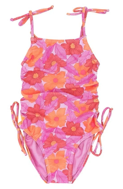 Feather 4 Arrow Kids' Seaside One-piece Swimsuit In Lilac