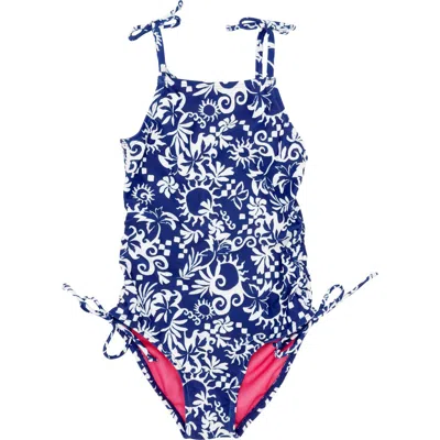 Feather 4 Arrow Kids' Seaside One-piece Swimsuit In Twilight