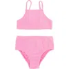 Feather 4 Arrow Kids' T-street Terry Two-piece Swimsuit In Pink