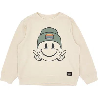 Feather 4 Arrow Kids' Take A Hike Hacci Knit Pullover In Neutral
