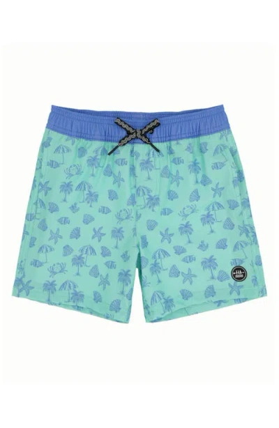 Feather 4 Arrow Kids' Volley Swim Trunks In Multi