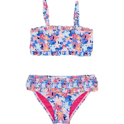 Feather 4 Arrow Kids' Wanderlust Two-piece Swimsuit In Blue Multi