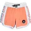 Feather 4 Arrow Noosa Board Shorts In Papaya
