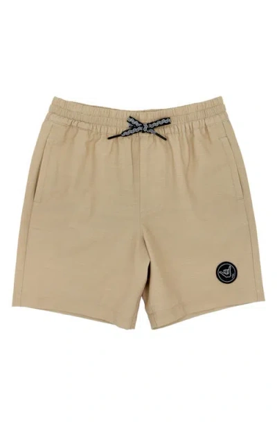 Feather 4 Arrow Kids'  Seafarer Hybrid Swim Shorts In Sahara