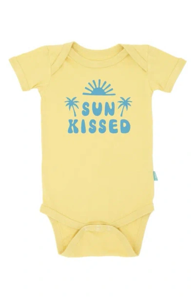 Feather 4 Arrow Babies' Sun Kissed Cotton Graphic Bodysuit In Sunshine