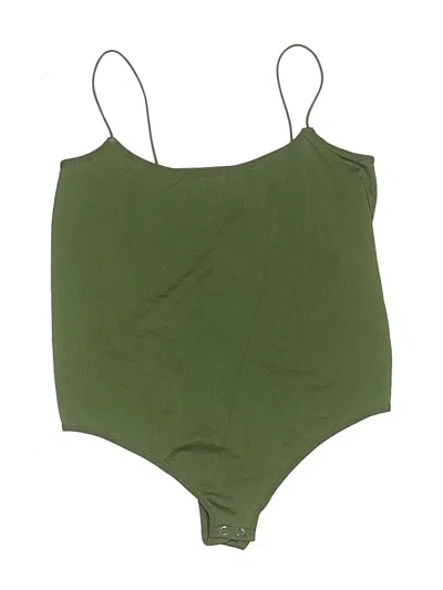 Pre-owned Feathers Bodysuit In Green