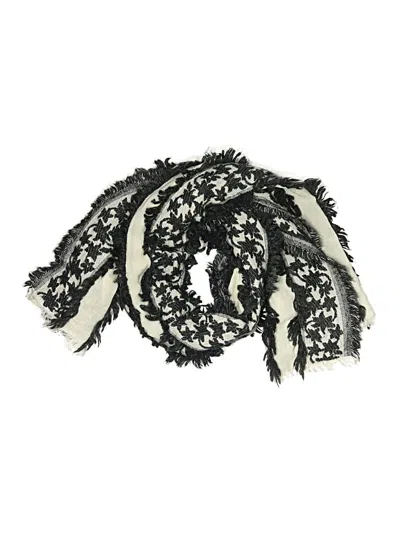 Pre-owned Feathers By Tolani Scarf In Gray