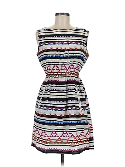 Pre-owned Feathers Casual Dress In Black