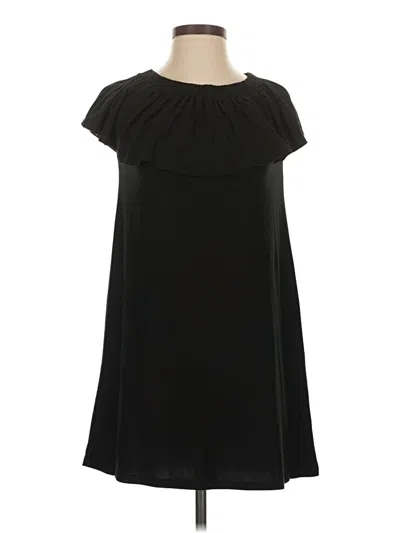 Pre-owned Feathers Casual Dress In Black