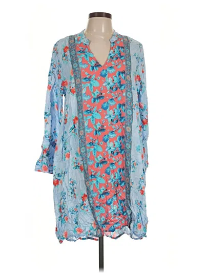Pre-owned Feathers Casual Dress In Blue