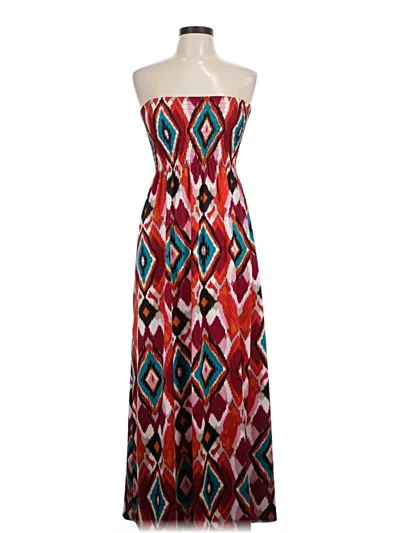 Pre-owned Feathers Casual Dress In Red