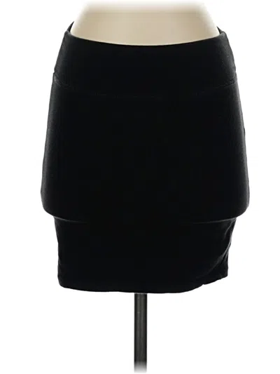 Pre-owned Feathers Casual Skirt In Black