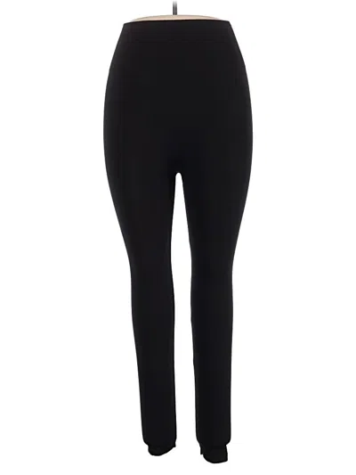 Pre-owned Feathers Leggings In Black