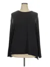 Feathers Long Sleeve T-shirt In Black