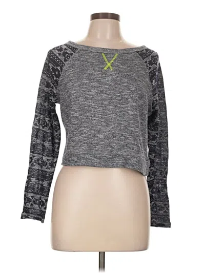Pre-owned Feathers Pullover Sweater In Gray