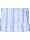 Feben The Read Mini Skirt In Blue