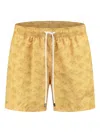 Fedeli Abstract-print Swim Shorts