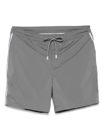 Fedeli Airstop Swim Shorts In Gray