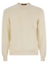 Fedeli Argentina Baby Cashmere Crew Neck Sweater In Neutral
