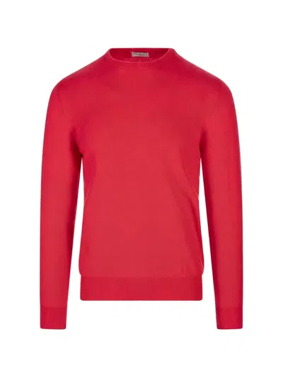 Fedeli Argentina Cashmere Sweater In Red