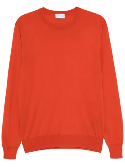 Fedeli Argentina Sweater In Orange