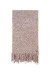 Fedeli Barite Maxi Scarf In Pink