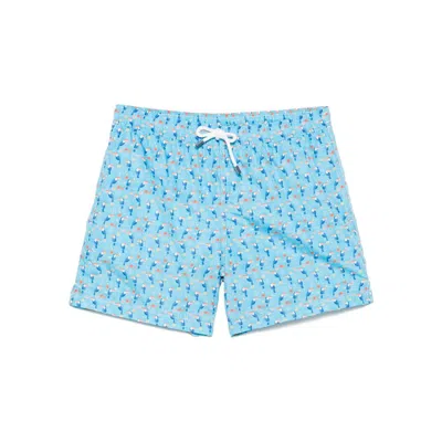 Fedeli Swim Trousers Woven Fabric Man In Multicolor